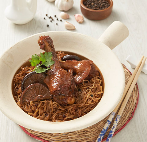 ปีกเป็ดอบหม้อดิน